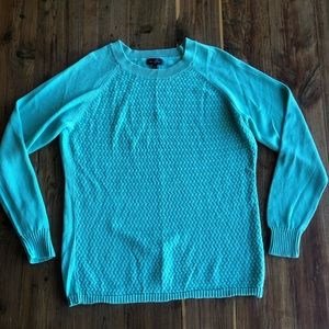 The Limited Blue Long Sleeve Sweater